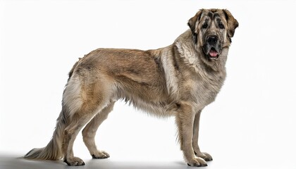 Anatolian Shepherd dog on a white background