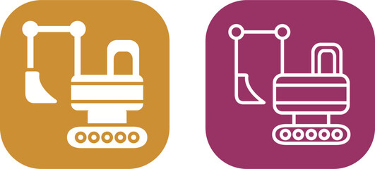 Heavy Machinery Vector Icon