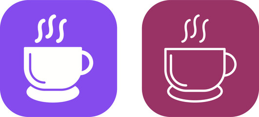 Hot Coffee Vector Icon