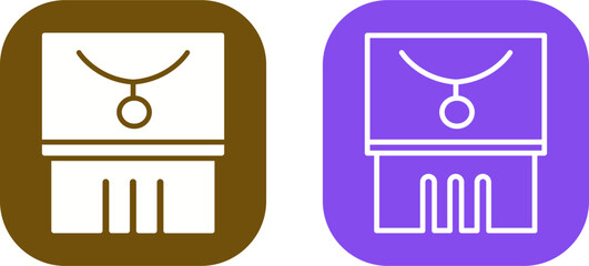 Jewel Exhibit Vector Icon