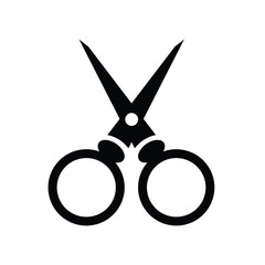 Scissor Logo Vector Template Icon