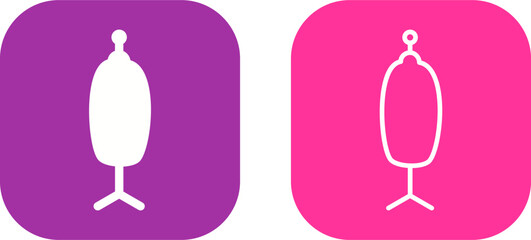 Dress Holder Vector Icon