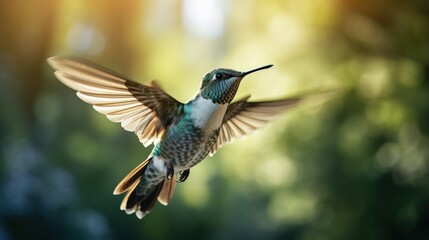 Fototapeta premium Hummingbird in Flight