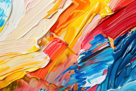 Abstrat colorful oil paint background
