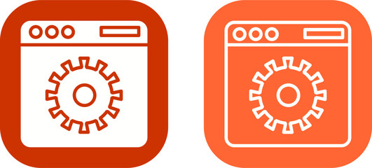 Website Settings Vector Icon