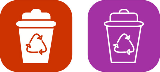 Recycle Bin Vector Icon