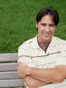 Portrait of Man Outdoors