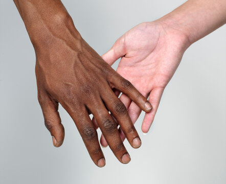 Couple Touching Hands