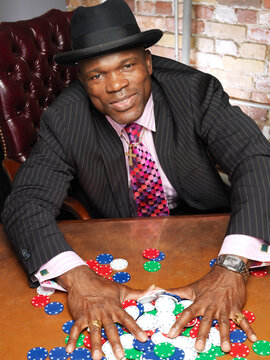 Man Gambling