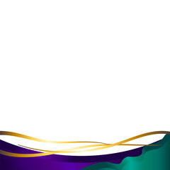 ABSTRACT WAVY FOOTER DECORATION