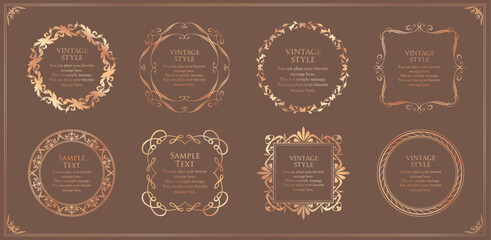 アンティークフレームセット