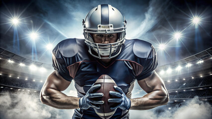 American Football Player. 