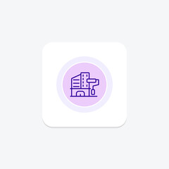 Building Improvement line icon , vector, pixel perfect, illustrator file
