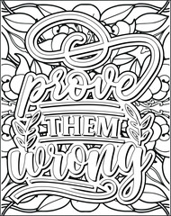 Motivational Quote Coloring Page for Adults. Inspirational Quote Coloring Page. Positive Vibes Coloring Page.