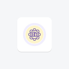 Real Estate Development line icon , vector, pixel perfect, illustrator file