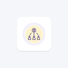 Shareholders icon, shareholders, investor, ownership, equity, editable vector, pixel perfect, illustrator ai file
