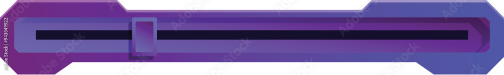 Poster futuristic progress loading bar with a moving indicator, symbolizing loading, progress, and completi