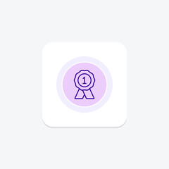 Awards icon, award, awards icon, awards illustration, awards concept, editable vector, pixel perfect, illustrator ai file