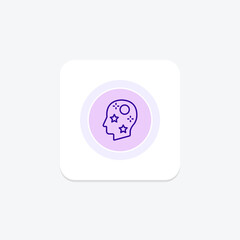 Imagination icon, imaginative, imagination icon, imagination illustration, imagination concept, editable vector, pixel perfect, illustrator ai file