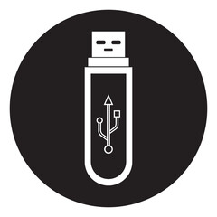 USB data transfer logo  design.