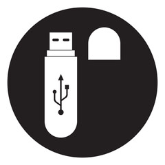 USB data transfer logo  design.