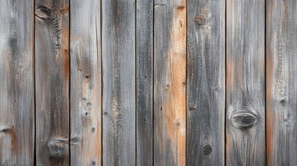 Fototapeta premium Close-up of rustic wooden planks with a weathered texture, ideal for a natural, earthy background.