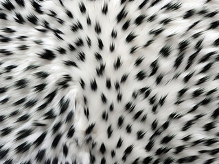 Attractive Seamless soft fluffy large mottled cow skin