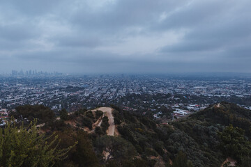 View over Los Angeles from Griffith Observatory