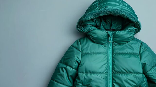 adorable teal jacket features a vibrant green accent, combining style and comfort. Perfect for adding a pop of color to any outfit while keeping you cozy.