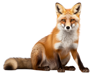 PNG Fox wildlife animal mammal.