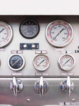 Gauges on Fire Truck