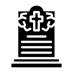 Fototapeta premium graveyard icon