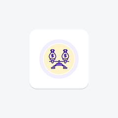 Mutual Benefit Alliance icon, mutual, benefit, alliance, collaboration line icon, editable vector icon, pixel perfect, illustrator ai file