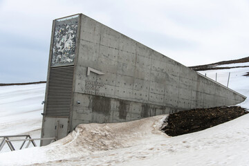 Réserve mondiale de semences du Svalbard, Longyearbyen, archipel du Spitzberg, Svalbard
