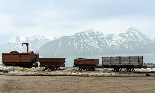 Mine de charbon ,Longyearbyen, Spitzberg, Svalbard, Norv&egrave;ge