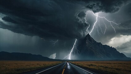 dramatic scene featuring Dragan emerging