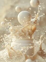 Cosmetic Skincare Product - Beauty Cream, Makeup, Facial Care and Treatment