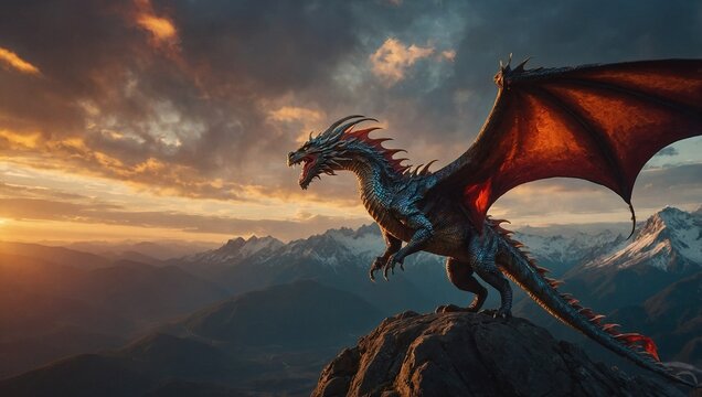 Dragan as a majestic mythical