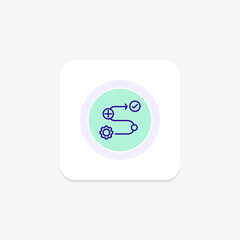 Streamlined Experience icon, experience, user, interface, design line icon, editable vector icon, pixel perfect, illustrator ai file
