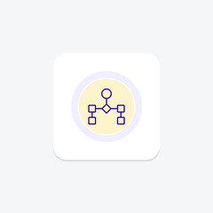 Intuitive UX icon, ux, user, experience, design line icon, editable vector icon, pixel perfect, illustrator ai file