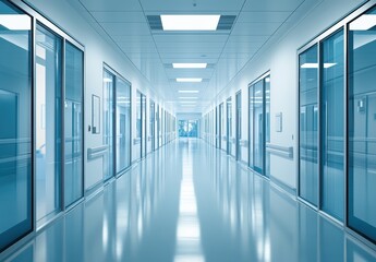 Sterile Hospital Corridor