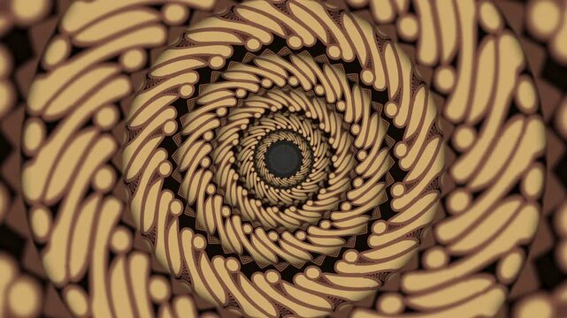 Looping animation background with parang yogyakarta pattern illustration