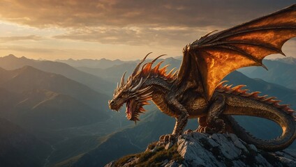 Dragan as a majestic mythical