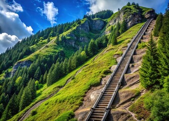 - Steep slopes
