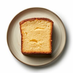 Classic Pound Cake Slice Served