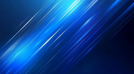 Fototapeta premium Abstract Blue Diagonal Lines Background
