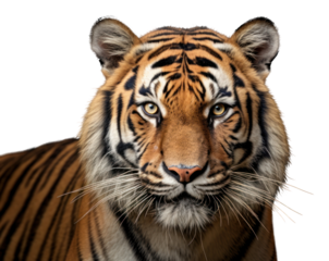 PNG Tiger wildlife portrait animal.