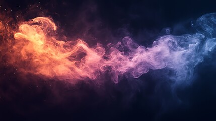 Fototapeta premium Smoke and Dust Effect Overlays. Artistic Elements for Digital Photography and Design. Abstract, Light, Hazy Textures, and Floating Particles for Mysterious Effects
