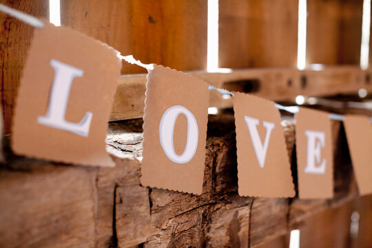 Sign Spelling the Word Love