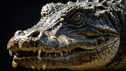 Fototapeta premium close up of a crocodile